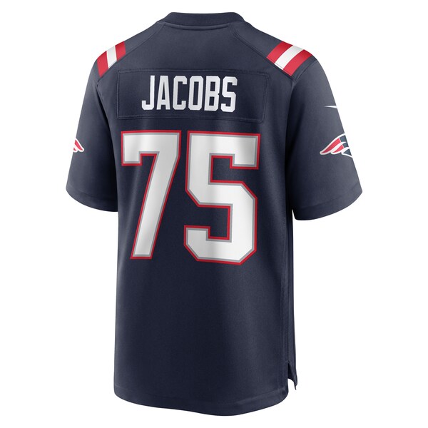 Demontrey Jacobs New England Patriots Nike  Game Jersey -  Navy