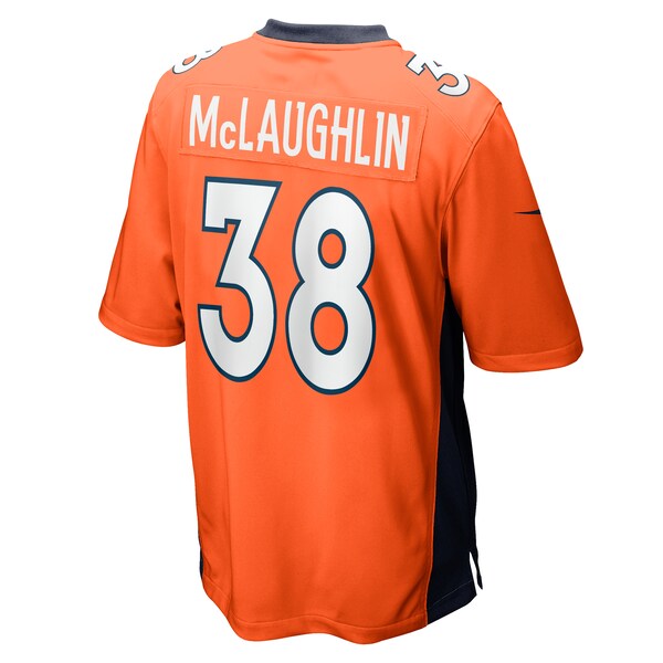 Jaleel McLaughlin Denver Broncos Nike  Game Jersey -  Orange