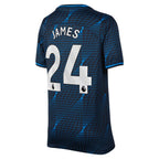 Reece James Chelsea Nike Youth 2023/24 Away Stadium Replica Player Jersey - Navy