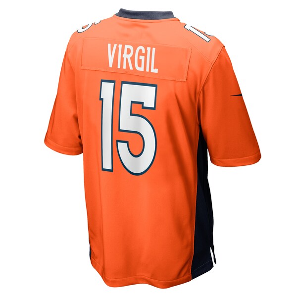 Jalen Virgil Denver Broncos Nike Game Player Jersey - Orange