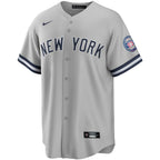 Derek Jeter New York Yankees Nike 2020 Hall of Fame Induction Road Replica Player Name Jersey - Gray