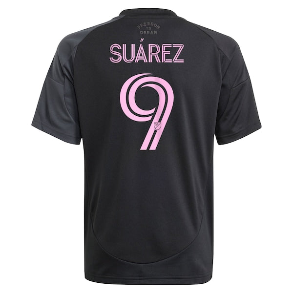 Luis Suárez Inter Miami CF adidas Youth 2025 The Fortitude Kit Replica Player Jersey - Black