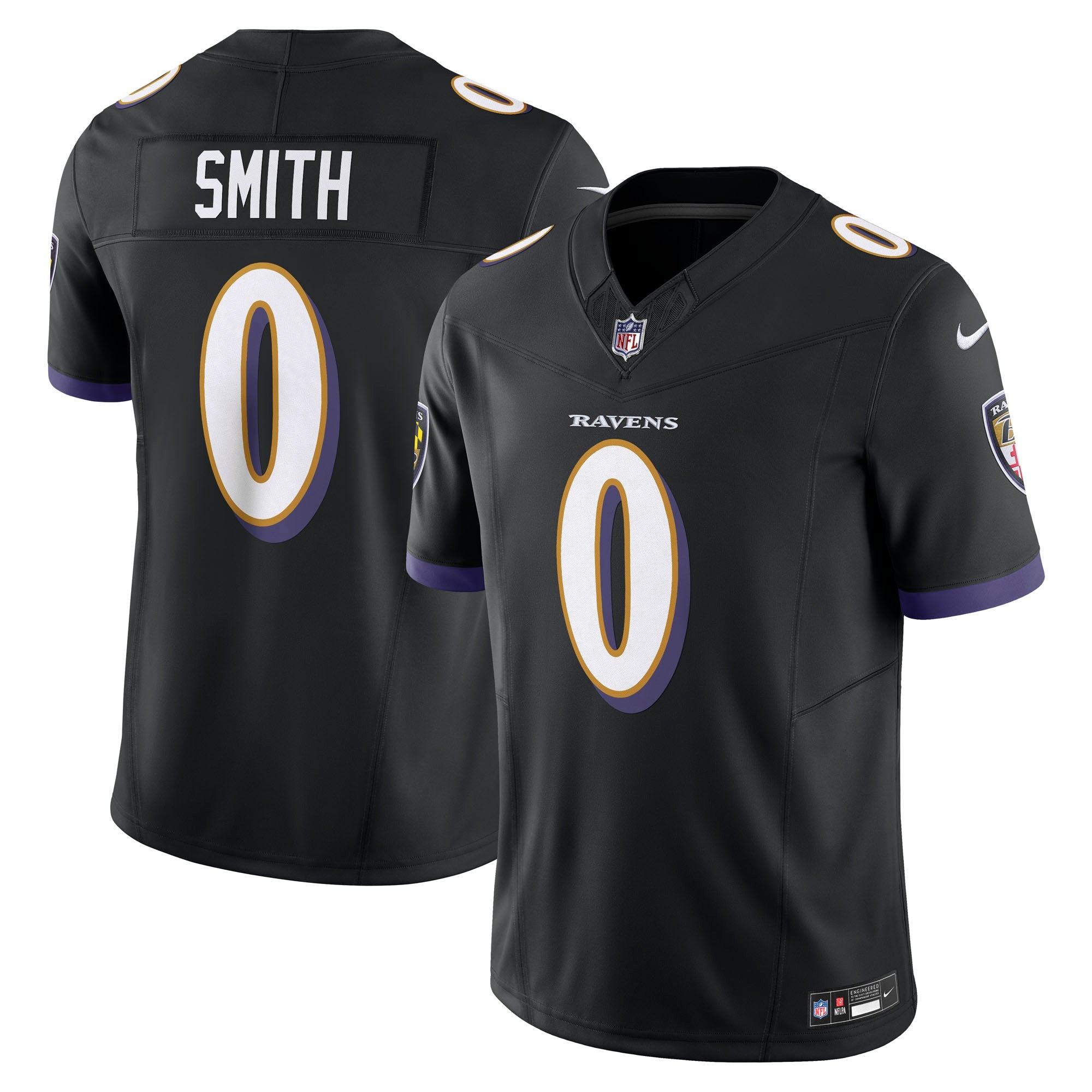 Roquan Smith Baltimore Ravens Nike Alternate 2 Vapor F.U.S.E. Limited Jersey - Purple/Black