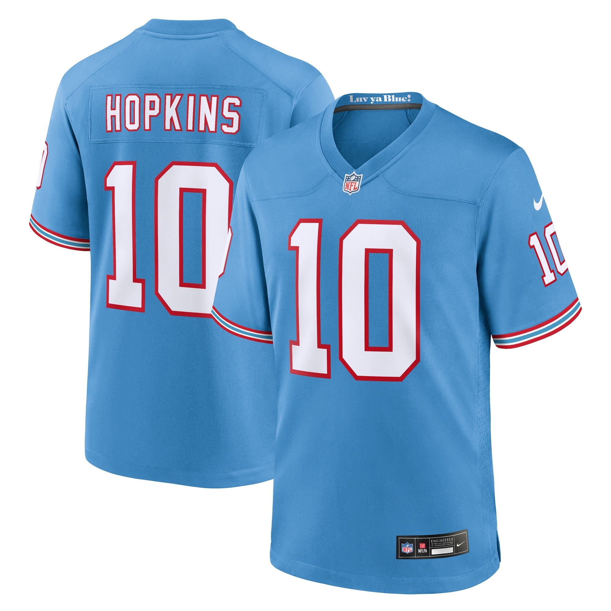 DeAndre Hopkins Tennessee Titans Nike Game Jersey - Navy/Light Blue/White