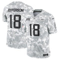 Justin Jefferson Minnesota Vikings Nike 2024 Salute to Service Limited Jersey - Arctic Camo