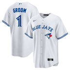 Toronto Blue Jays Nike #1 Groom Home Replica Jersey - White