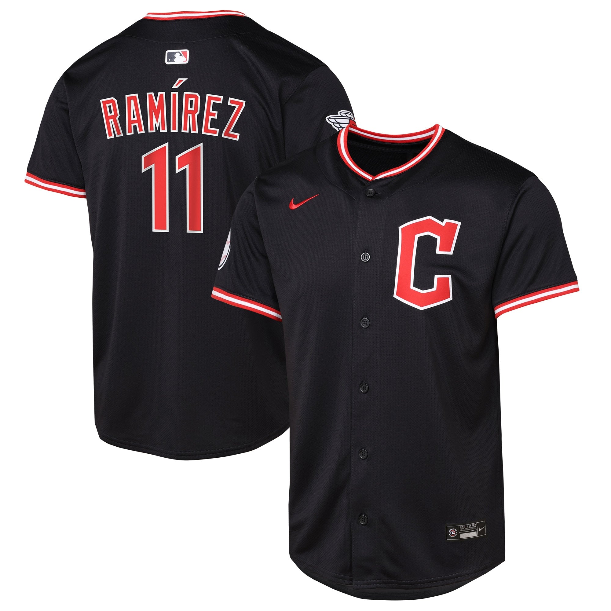 Jose Ramirez Cleveland Guardians Nike Youth Home Limited Player Jersey - White/Cobalt
