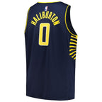 Tyrese Haliburton Indiana Pacers  Big & Tall Fast Break Jersey - Icon Edition - Navy