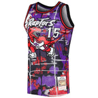 Vince Carter Toronto Raptors 1998/99 Hardwood Classics Lunar New Year Swingman Jersey - Purple