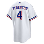 Joc Pederson Texas Rangers Nike  Youth Home Replica Jersey - White