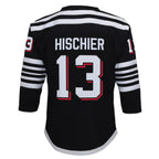 Nico Hischier New Jersey Devils Youth 2021/22 Alternate Replica Player Jersey - Black