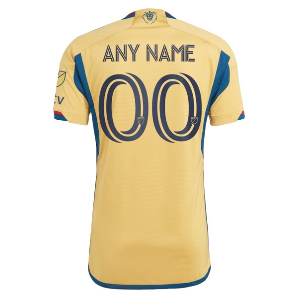 Real Salt Lake adidas 2024 The Beehive State Kit Authentic Custom Jersey - Gold