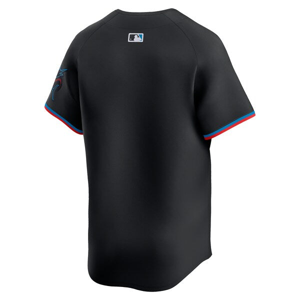 Miami Marlins Nike Alternate Limited Jersey - Black