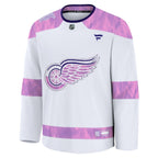 Detroit Red Wings  2024 Hockey Fights Cancer Practice Jersey - White