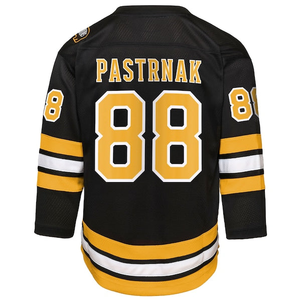 David Pastrnak Boston Bruins Youth Home Replica Player Jersey - Black