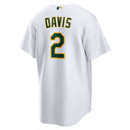 Khris Davis Athletics Nike Home Replica Player Name Jersey - White