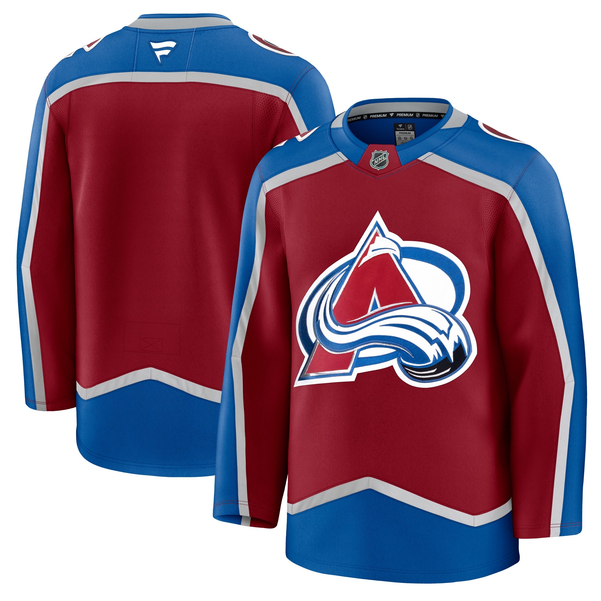 Colorado Avalanche  Away Premium Jersey - White/Navy/Burgundy