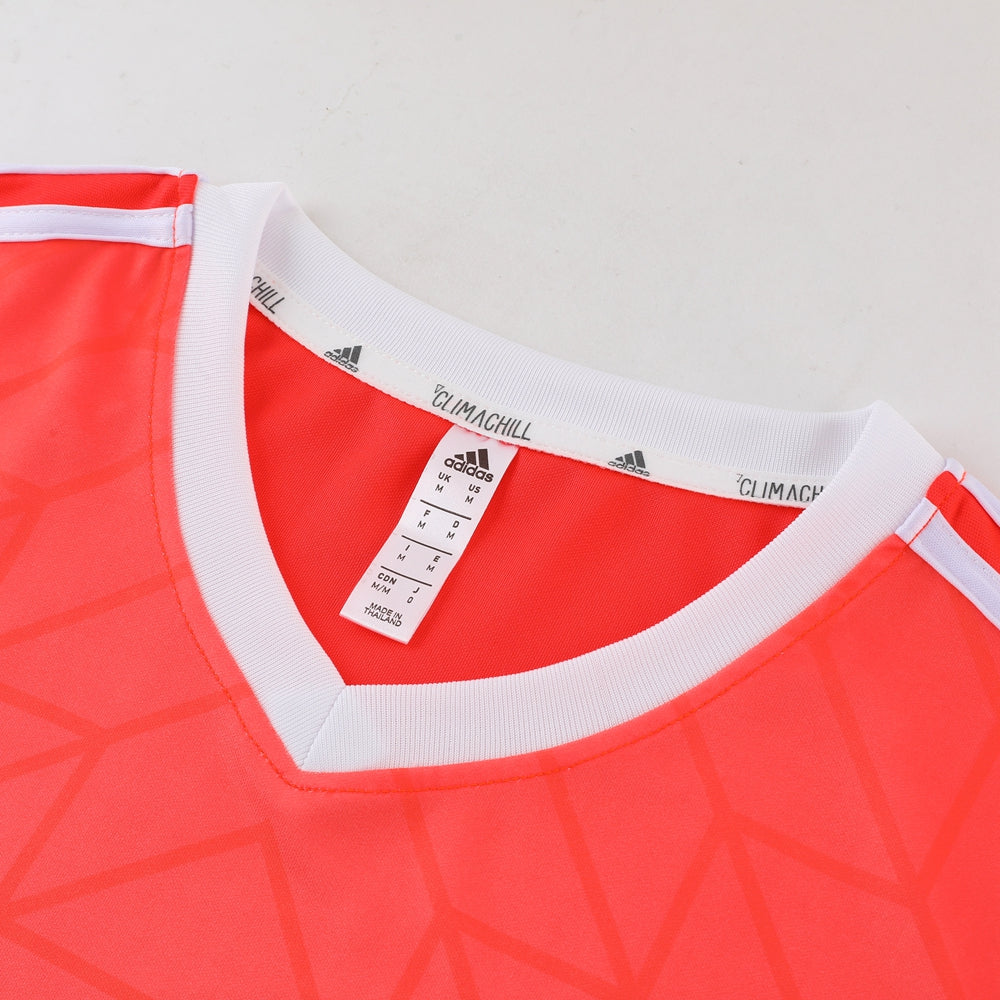 Adidas Short Sleeve Training Jersey Set - AD05- Vibrant Orange/Black