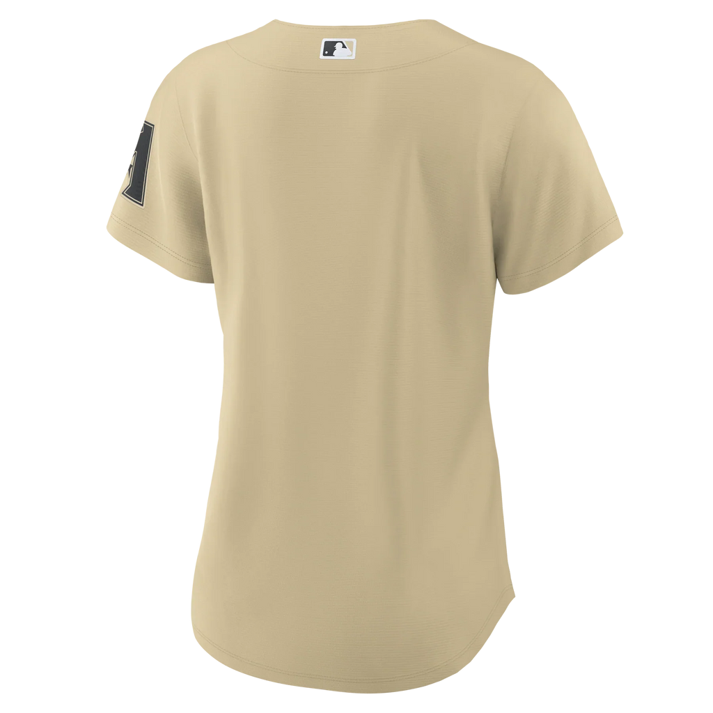 Arizona Diamondbacks Nike Women's City Connect Custom Replica Player Jersey - Sand