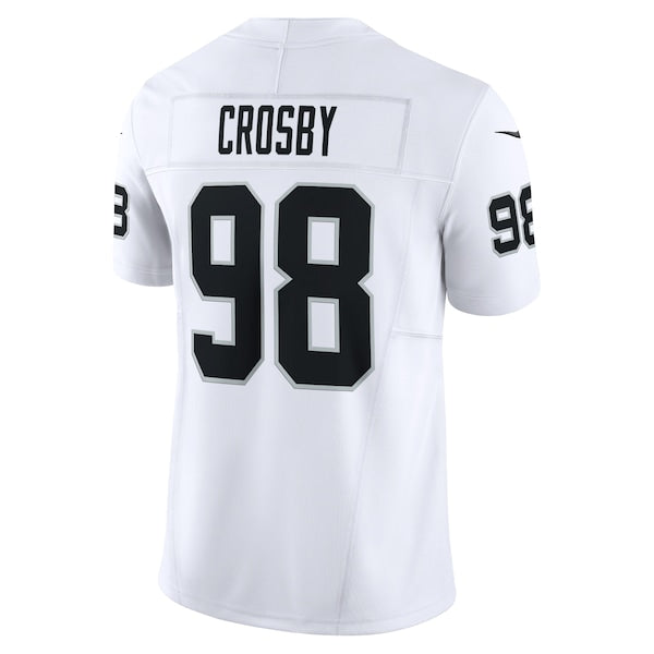 Maxx Crosby Las Vegas Raiders Nike Vapor F.U.S.E. Limited Jersey - White