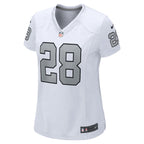 Josh Jacobs Las Vegas Raiders Nike Women's Alternate Game Player Jersey - White/Black