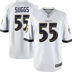 Baltimore Ravens Terrell Suggs Nike White Game Jersey