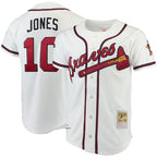 Chipper Jones Atlanta Braves Authentic Jersey - White