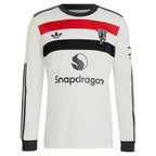 Manchester United adidas Originals  2024/25 Third Replica Long Sleeve Jersey - Cream