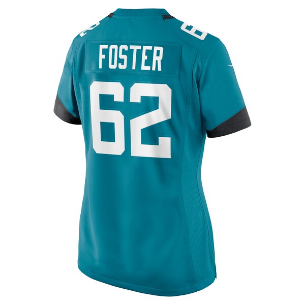 Javon Foster Jacksonville Jaguars Nike Women's  Game Jersey -  Teal
