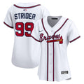 Spencer Strider Atlanta Braves Nike Women's Home Limited Player Jersey – White