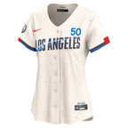 Mookie Betts Los Angeles Dodgers Nike Women's 2024 City Connect Limited Player Jersey - Cream
