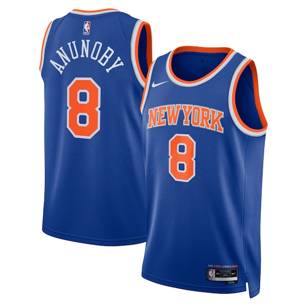 OG Anunoby New York Knicks Nike Unisex Swingman Jersey - Icon Edition - Blue