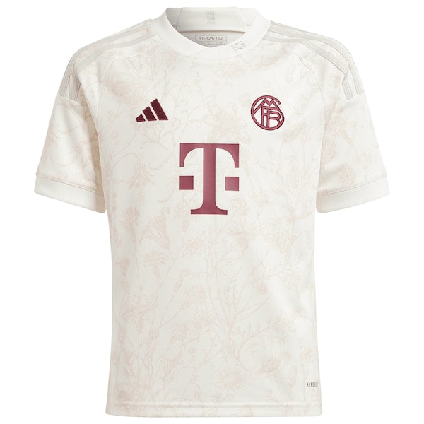 Bayern Munich adidas Youth 2023/24 Third Replica Jersey - White
