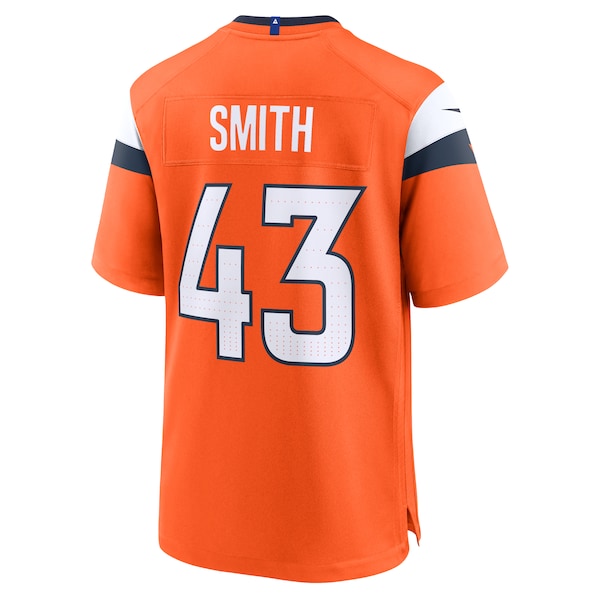 Keidron Smith Denver Broncos Nike Team Game Jersey -  Orange
