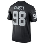 Maxx Crosby Las Vegas Raiders Nike Team Legend Jersey - Black/White