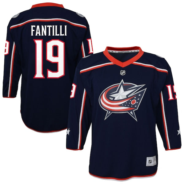 Adam Fantilli Columbus Blue Jackets Outerstuff Youth Alternate Replica Player Jersey - Blue