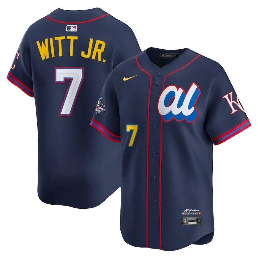 Bobby Witt Jr. American League Nike 2025 MLB All-Star Game Limited Player Jersey - Navy