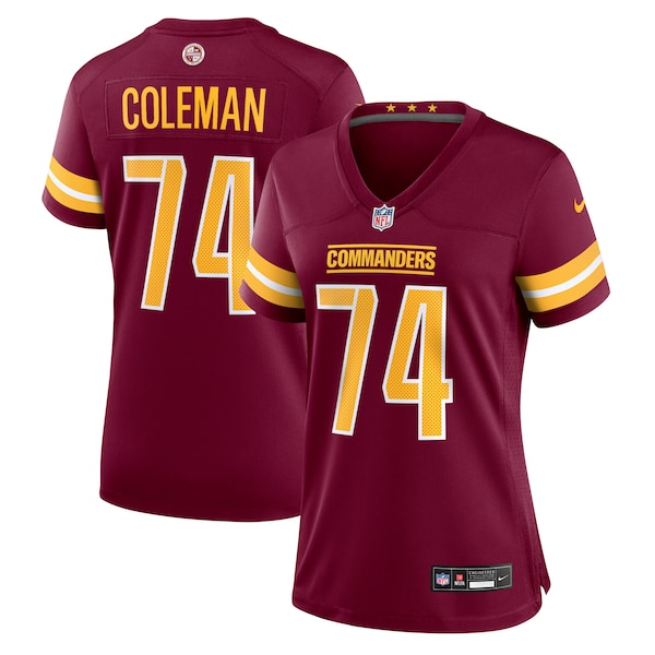 Brandon Coleman Washington Commanders Nike Women's  Game Jersey -  Burgundy
