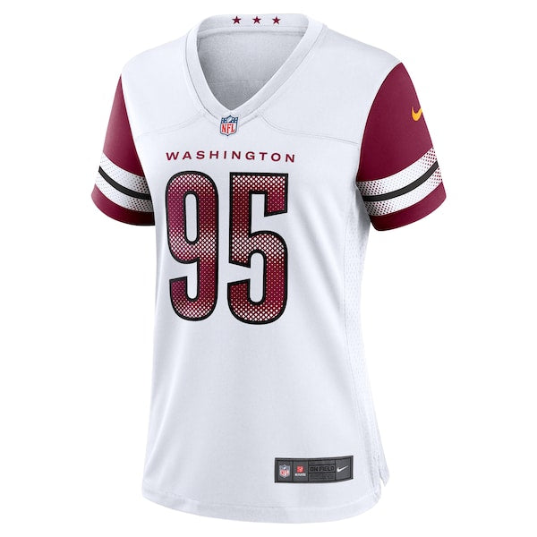 Jer'Zhan Newton Washington Commanders Nike Women's Game Jersey -  White