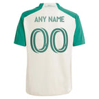 Austin FC adidas Youth 2024 The Armadillo Kit Replica Custom Jersey – Tan