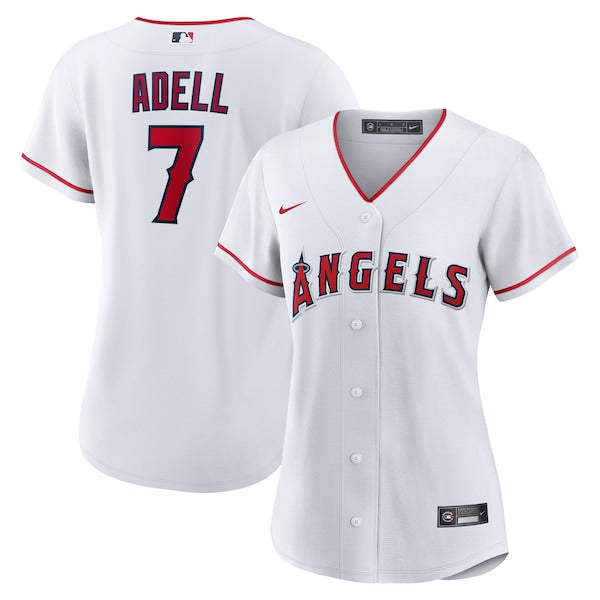 Jo Adell Los Angeles Angels Nike Women's Home Replica Jersey - White