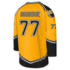 Ray Bourque Boston Bruins Youth 1996-97 Blue Line Captain Patch Player Jersey - Gold