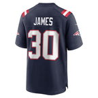 D.J. James New England Patriots Nike Team Game Jersey -  Navy