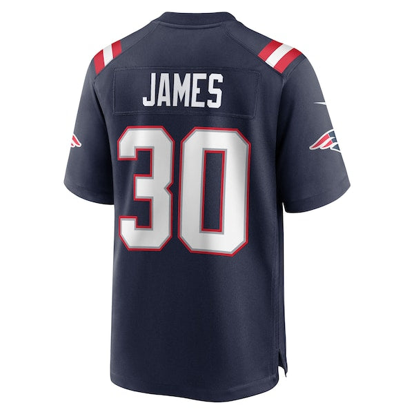 D.J. James New England Patriots Nike Team Game Jersey -  Navy
