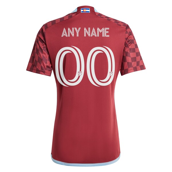 Colorado Rapids adidas 2024 One Flag Kit Replica Custom Jersey - Burgundy