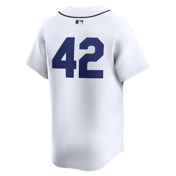 Detroit Tigers Nike 2024 Jackie Robinson Day Home Limited Jersey – White