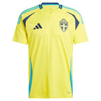 Sweden National Team adidas 2024 Home Replica Jersey - Yellow/Navy