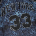 Patrick Ewing New York Knicks Hardwood Classics 1991/92 Tie-Dye Swingman Jersey - Black