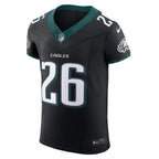 Saquon Barkley Philadelphia Eagles Nike Alternate  Vapor F.U.S.E. Elite Jersey - Black/Kelly Green