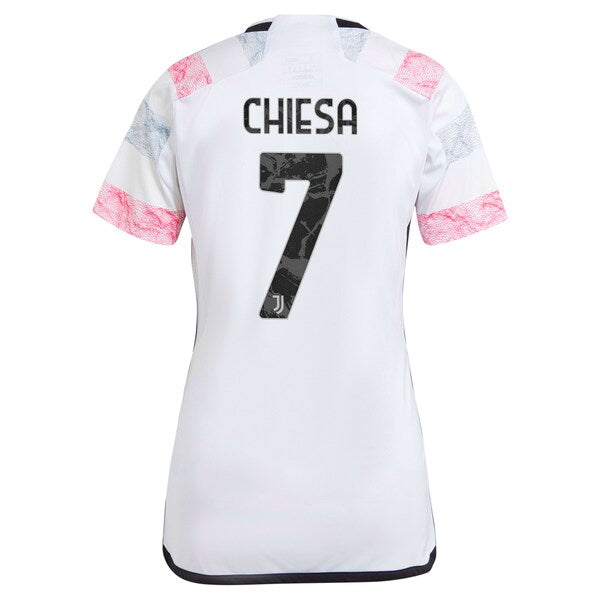 Federico Chiesa Juventus adidas Women's 2023/24 Away Replica Jersey - White
